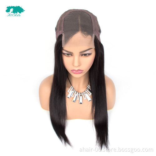 Hot Sale Brazilian 4*4 Lace Closure Wig Straight Human Hair Wigs For Black Women Remy Hair 180% Density Lace Wig with Baby Hair